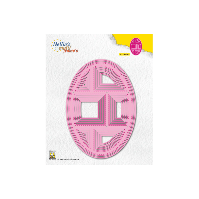 Nellie's Choice • Nellie's Multi Frame Die Scrap Oval