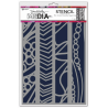 Ranger • Dina Wakley A5 Mask Stencil Media In A Line