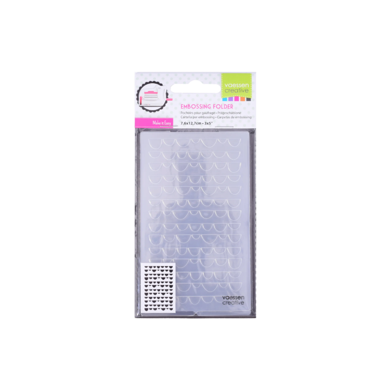 Vaessen Creative • A7 Embossing Folder MINI Pebbles