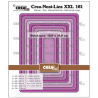 Crealies • Crea-Nest-Lies XXL Rectangles With Rounded Corners And Stitchline