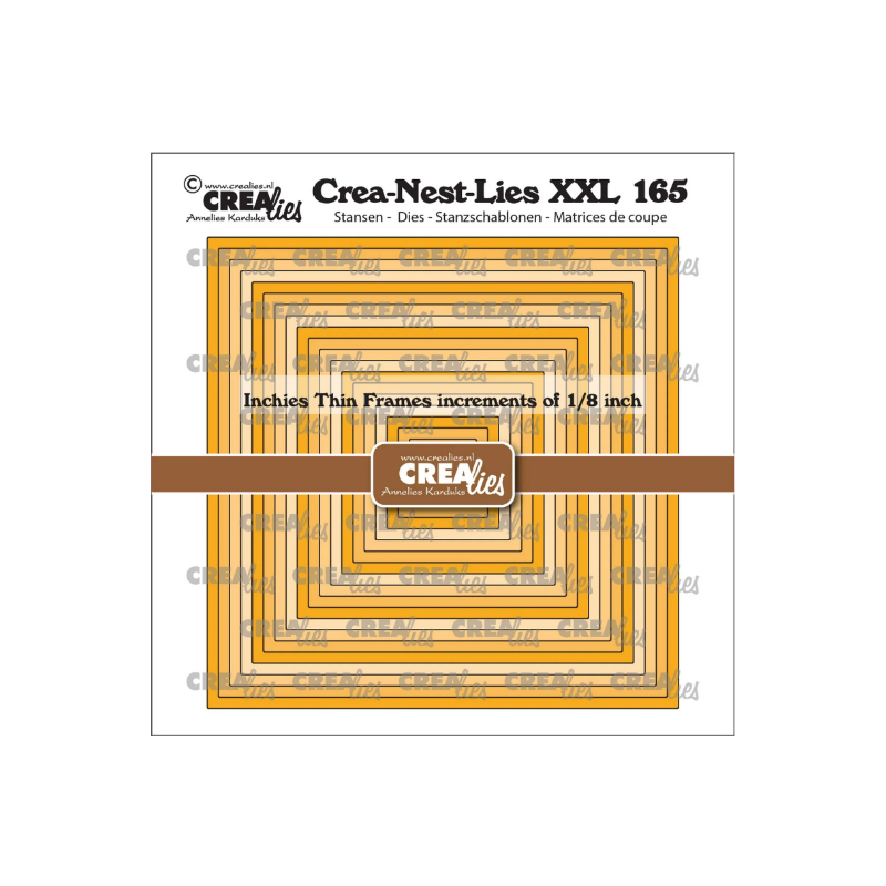 Crealies • Crea-Nest-Lies XXL Inchies Squares Thin Frames