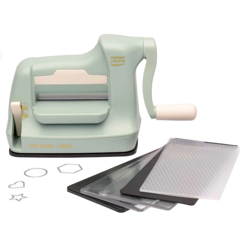 Vaessen Creative • A7 Maskin Start set, Mint Cut Easy Mini Cutting and Embossing