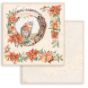 Stamperia 8x8" All Around Christmas  10 olika dubbelsidiga ark