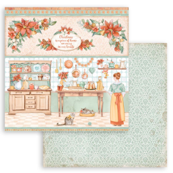 Stamperia 8x8" All Around Christmas  10 olika dubbelsidiga ark