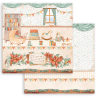 Stamperia 8x8" All Around Christmas  10 olika dubbelsidiga ark