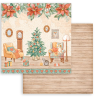 Stamperia 8x8" All Around Christmas  10 olika dubbelsidiga ark