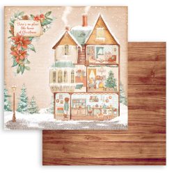 Stamperia 8x8" All Around Christmas  10 olika dubbelsidiga ark