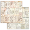 Stamperia Pad 10 sheets cm 30,5x30,5 (12"x12") Maxi Background selection - Rose Parfum