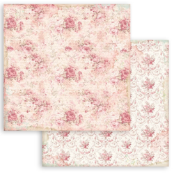 Stamperia Pad 10 sheets cm 30,5x30,5 (12"x12") Maxi Background selection - Rose Parfum