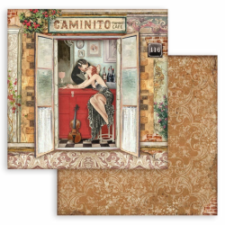 Stamperia Extra small Pad 10 sheets cm 15,24x15,24 (6"x6") - Desire