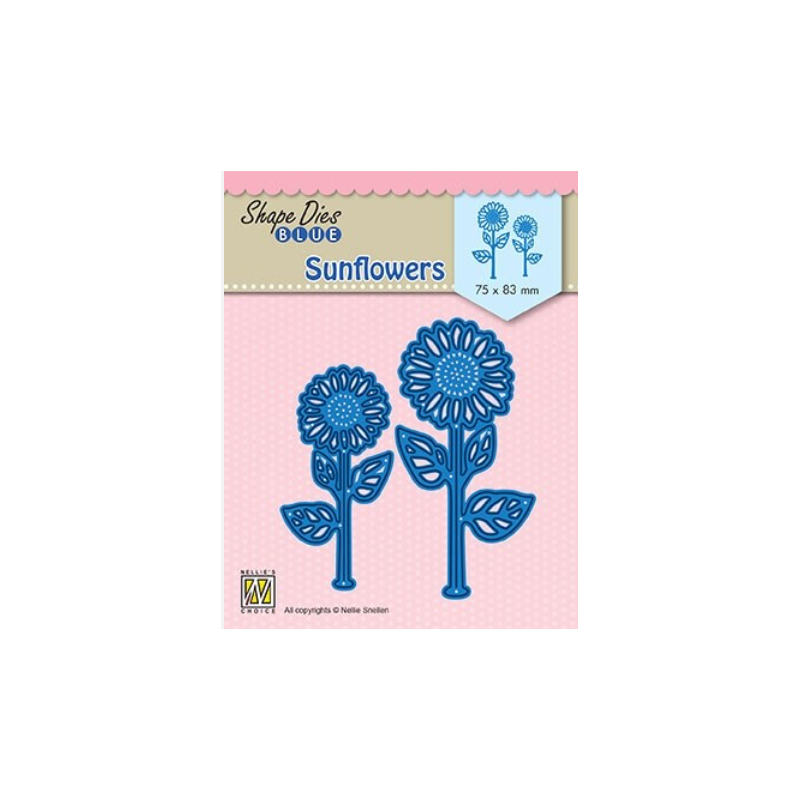 Nellies Dies – Shape Dies – Sunflowers – SDB076