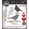 Sizzix/Tim Holtz Thinlits Die "Vault - Lovebirds" 666566