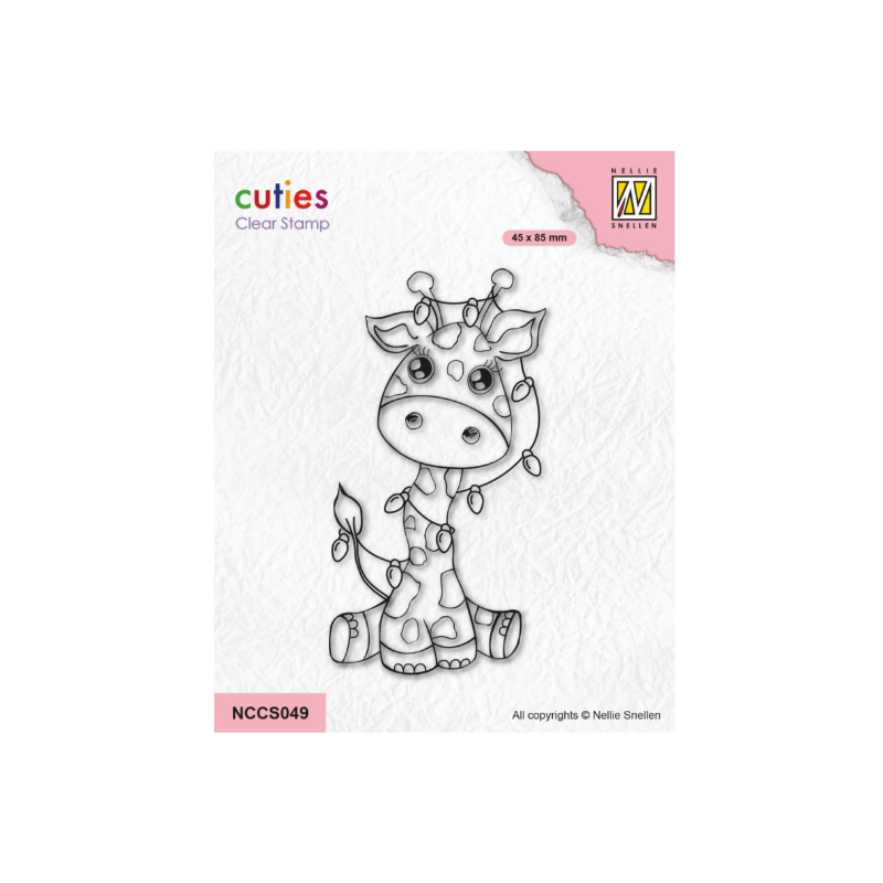 Nellie's Choice • Cutie Clear Stamps Giraffe