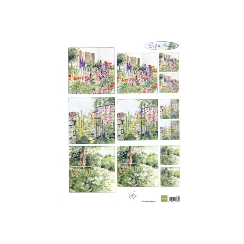 Marianne Design Tiny`s English garden - Foxgloves IT591