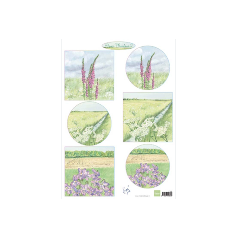 Marianne Design Cutting Sheet Tiny's Flower Meadow 2  IT602