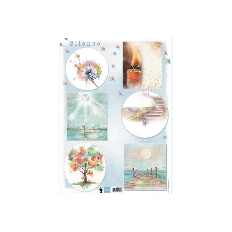 Marianne Design A4 Klippark - Silence 1  EWK1256