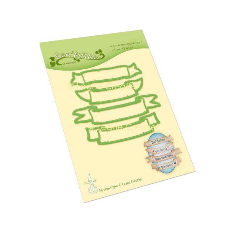 LEANE DIE CUT/EMB "Banners" 45.8184