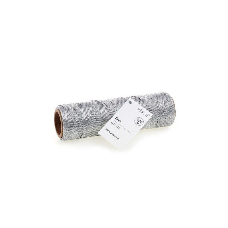 Vivant Finn cord - Silver 100M X 0,8MM Snöre