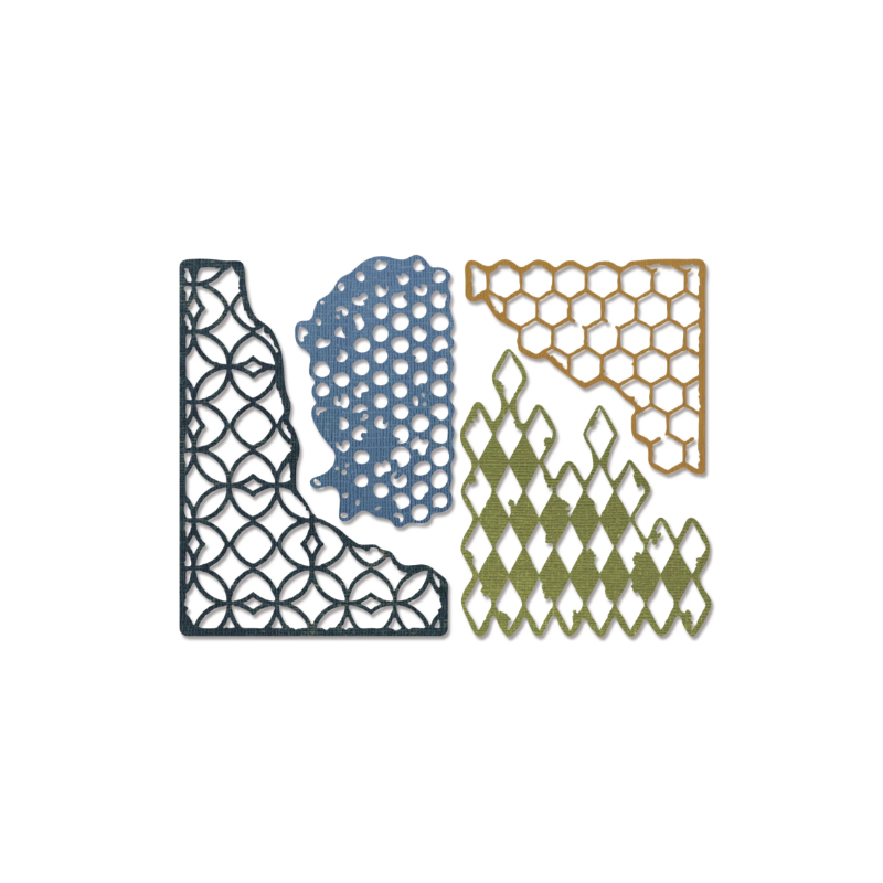 Sizzix • Thinlits Die Set 4PK Mixed Media by Tim Holtz