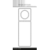 Simple and Basic die "Pierced Bottle Label" SBD008