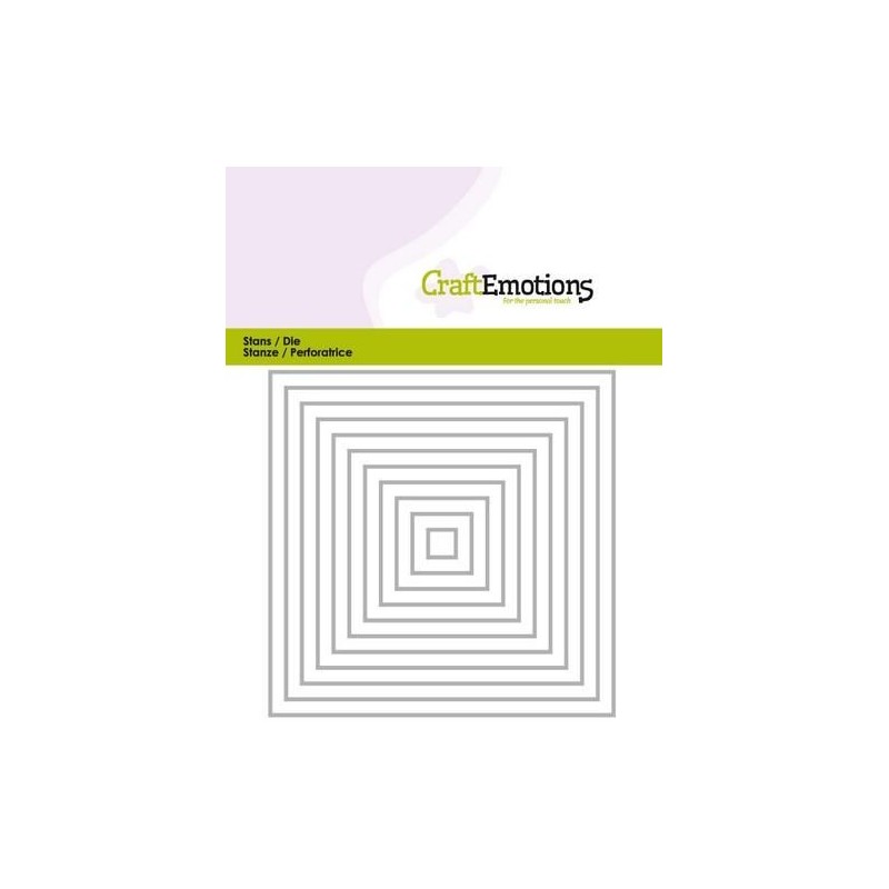 CraftE Die - edges straight square