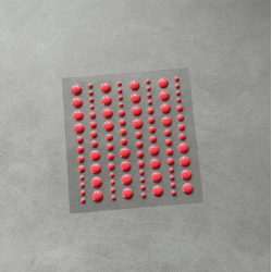 Simple and Basic Enamel Dots "Calm Red" (96 pcs)" SBA023