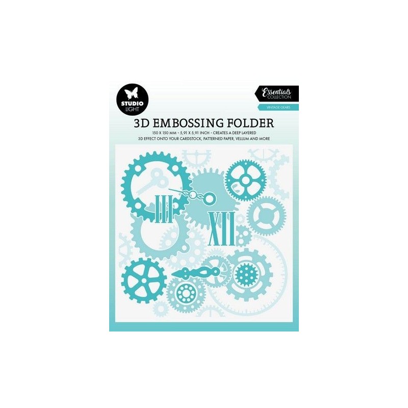 Studio Light Embossing folder Essentials nr.16 SL-ES-EMB16 150x150mm