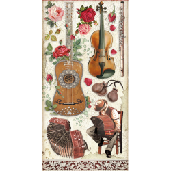 Stamperia Collectables 10 sheets 15x30,5 (6”x12”) - Desire SBBV18