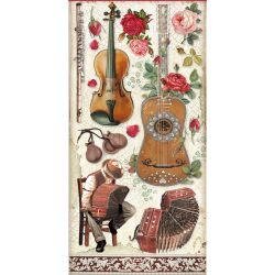 Stamperia Collectables 10 sheets 15x30,5 (6”x12”) - Desire SBBV18