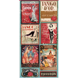 Stamperia Collectables 10 sheets 15x30,5 (6”x12”) - Desire SBBV18