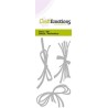 CraftEmotions Die - rope and raffia bows
