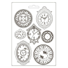 Stamperia Soft Mould A4 - Garden of Promises clocks