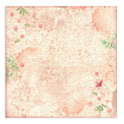 Stamperia Pack 4 sheets fabric cm 30x30 - Rose parfum TYG