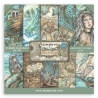 Stamperia Small Pad 10 sheets cm 20,3X20,3 (8"X8") - Songs of the Sea