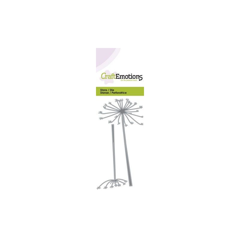 CraftEmotions Die - hogweed Card