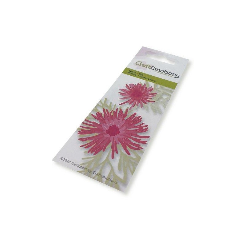 CraftEmotions Die - Dahlia 3D Card 5x10cm