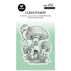 Studio Light • By Laurens Clear Stamp Caterpillar Scene