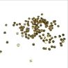 Simple and basic 2mm Half Pearl "Polished Gold" SBA502