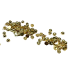 Simple and basic 4mm Half Pearl "Polished Gold" SBA562