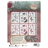 Studio Light • Inner Peace Rub On Transfers Quotes & Vintage Elements