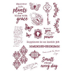Studio Light • Inner Peace Rub On Transfers Quotes & Vintage Elements