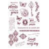 Studio Light • Inner Peace Rub On Transfers Quotes & Vintage Elements