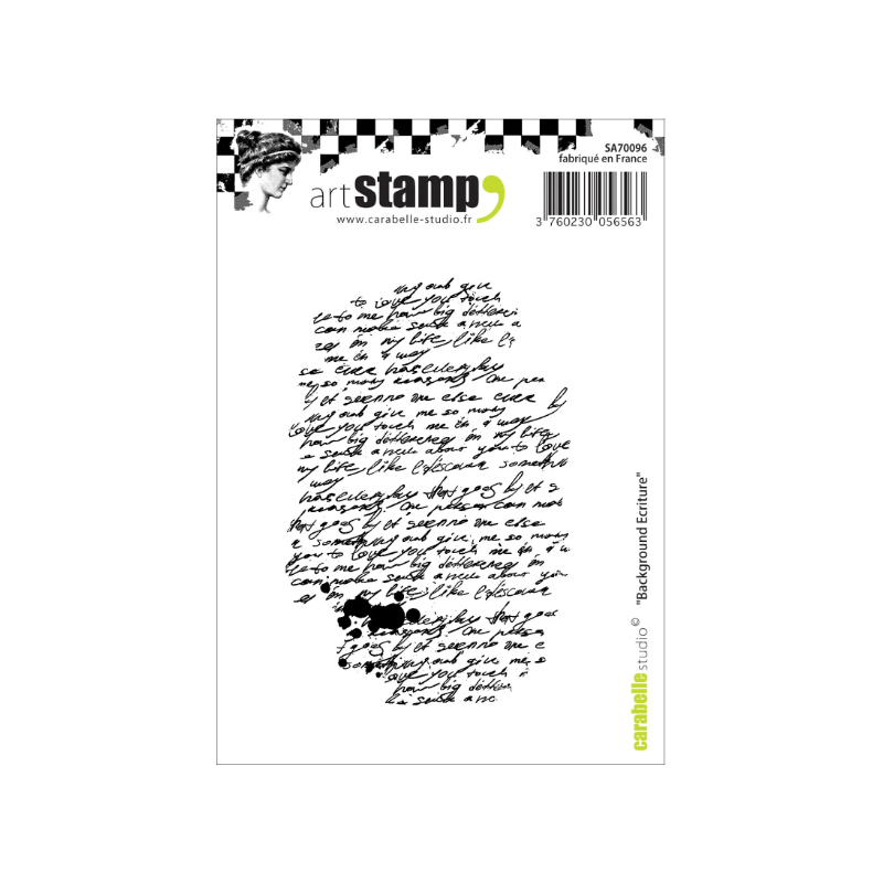 Carabelle Studio • Stamp Background Ecriture Text stämpel