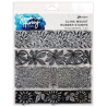 Ranger • Simon Hurley create. Cling Mount Rubber Stamps Floral Borders