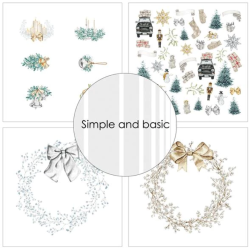 Simple and Basic Design Papers 30,5X30,5 "Elegant Christmas" SBP721