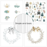 Simple and Basic Design Papers 30,5X30,5 "Elegant Christmas" SBP721