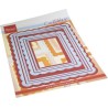 Marianne D Creatable Scalloped rectangles LR0841 99x136mm, 72x99mm