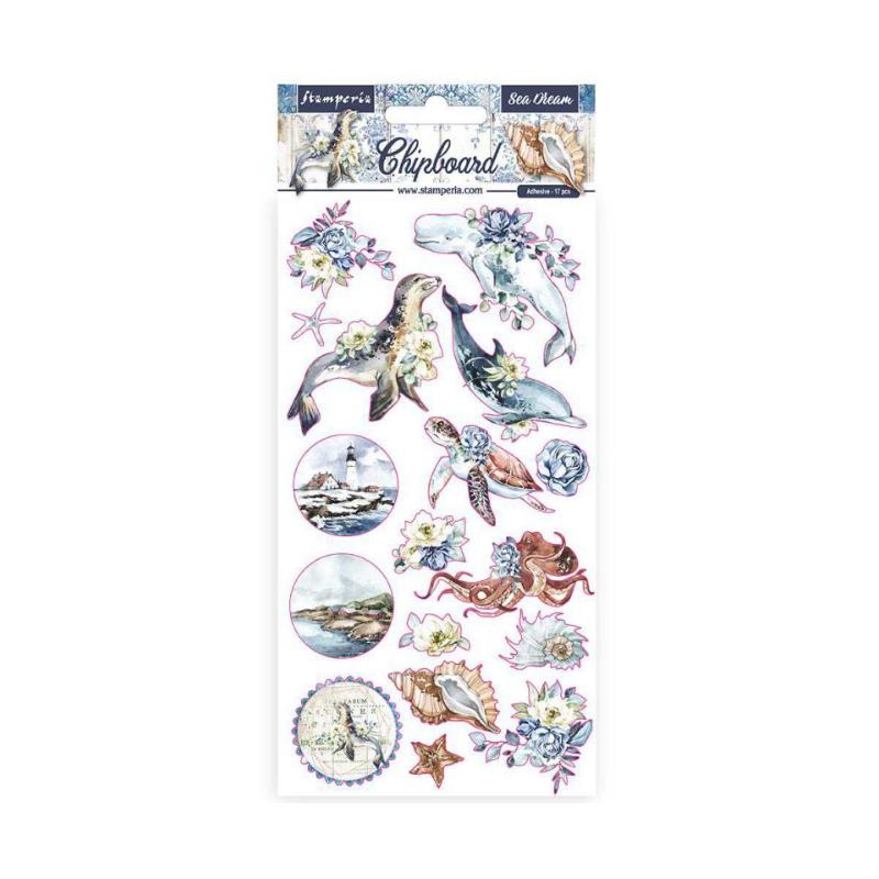 Stamperia Chipboard cm 15x30 - Sea Dream