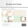 Simple and Basic 15x15 cm Design Papers "A touch of spring" SBP527
