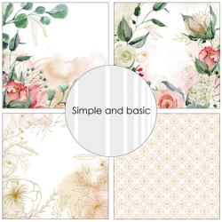 Simple and Basic 15x15 cm Design Papers "A touch of spring" SBP527